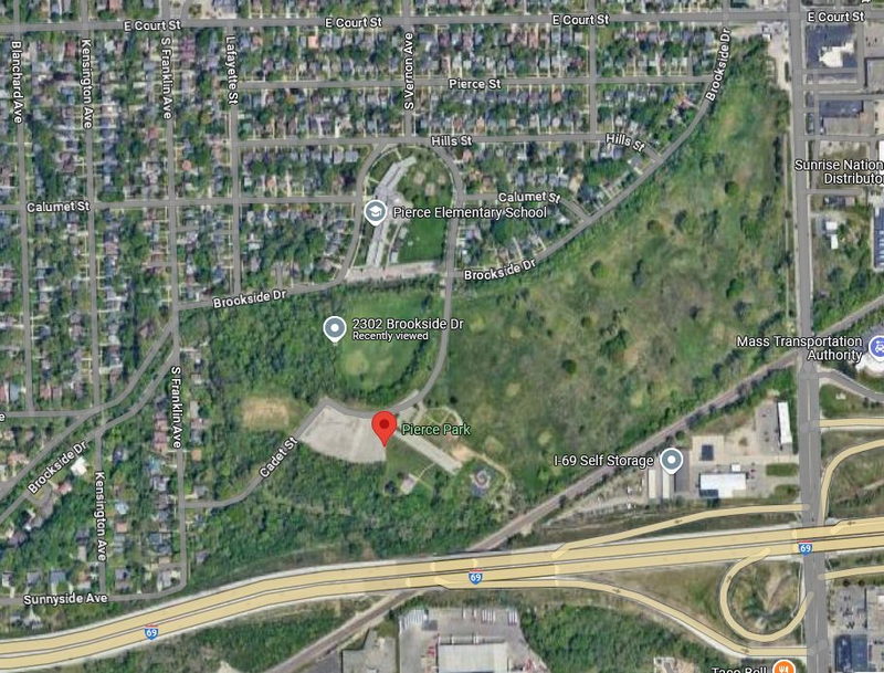 Pierce Municipal Park Golf Course - Aerial Map
